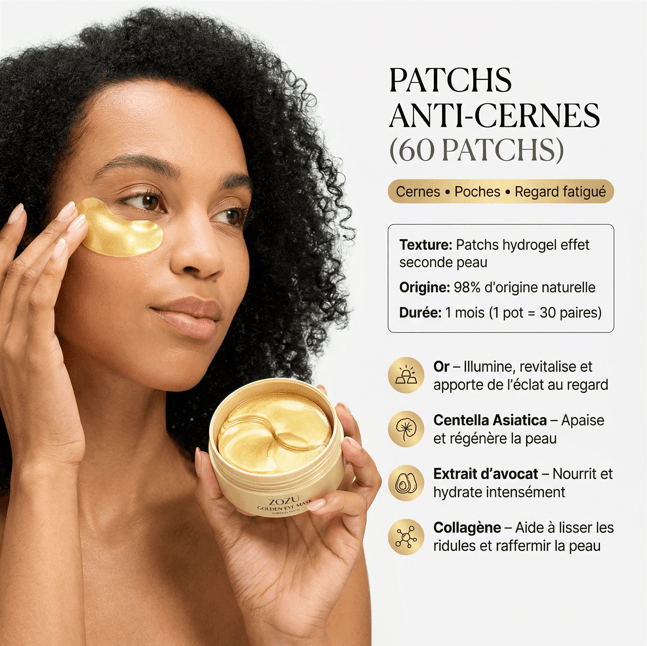 Patchs Hydrogel Anti-cernes & Anti-poches