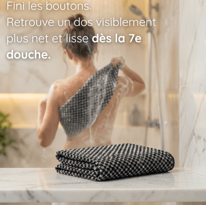 Mazenzo ExfoGlide™ – Serviette de douche exfoliante