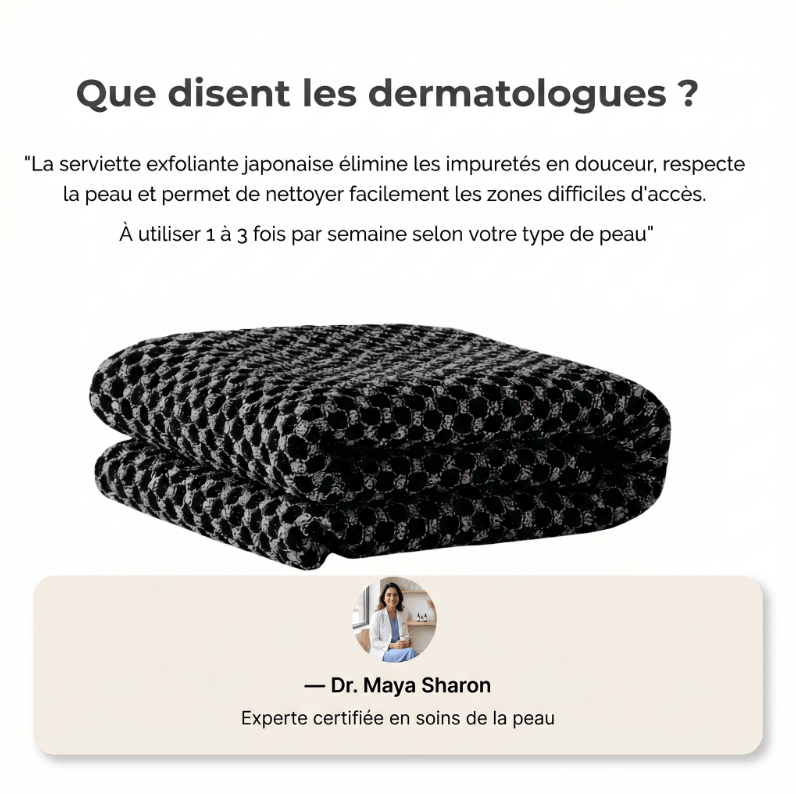 Mazenzo ExfoGlide™ – Serviette de douche exfoliante