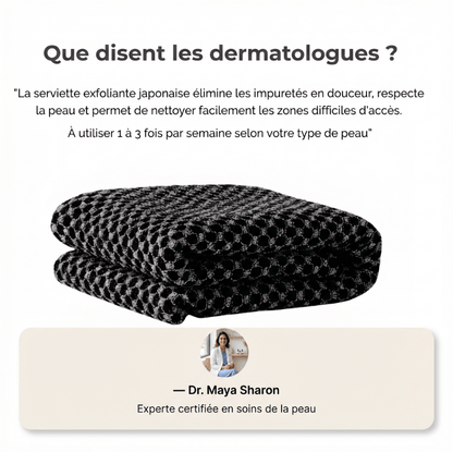 Mazenzo ExfoGlide™ – Serviette de douche exfoliante