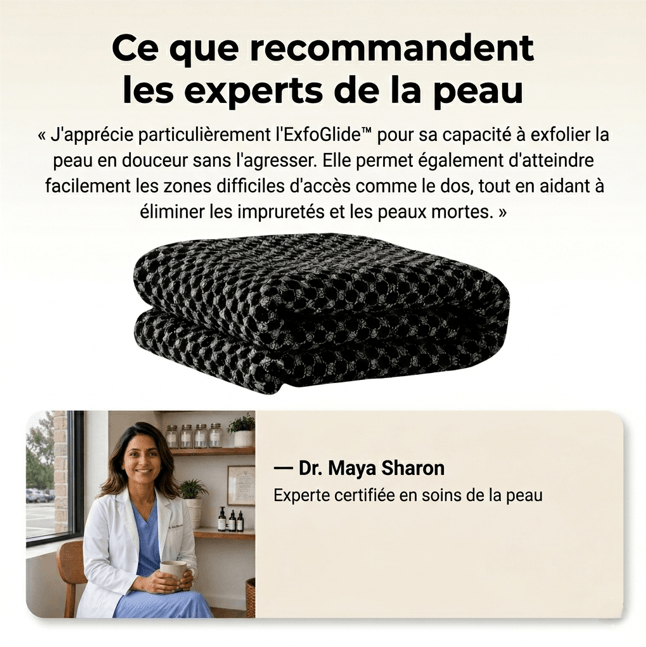 Mazenzo ExfoGlide™ – Serviette de douche exfoliante