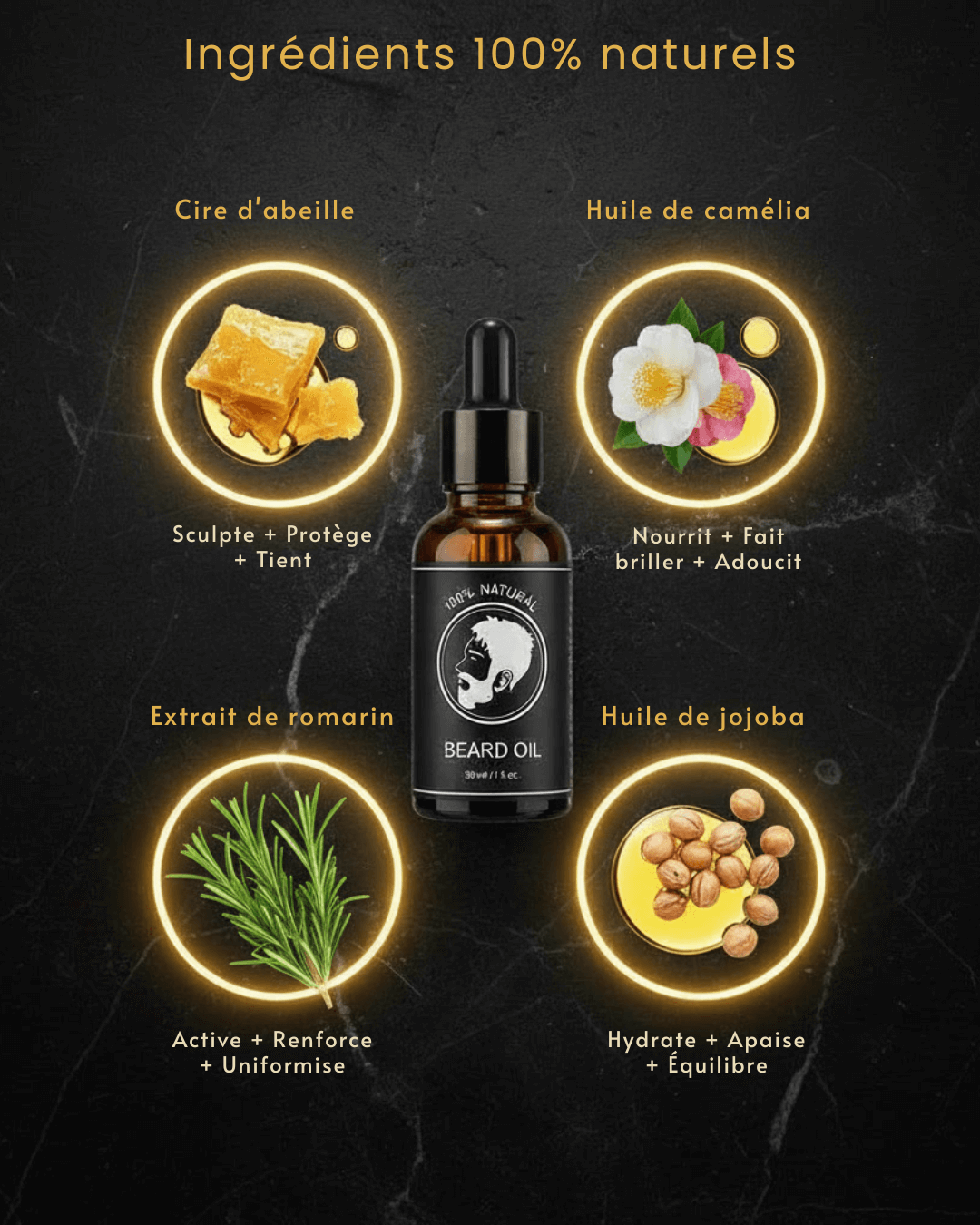 100% Natural Shaving Oil