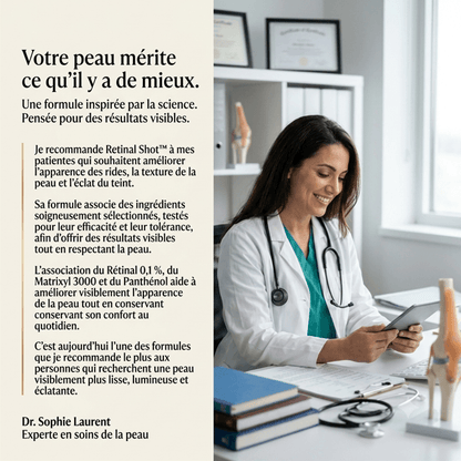 Mazenzo Retinal Shot™ | Sérum Anti-Rides et Éclat du Teint