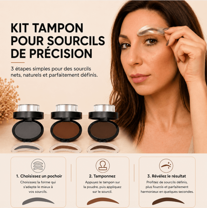 Mazenzo BrowStamp™ – Sourcils parfaits en quelques secondes