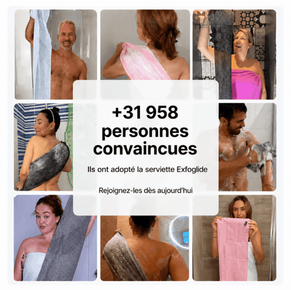 Mazenzo ExfoGlide™ – Serviette de douche exfoliante