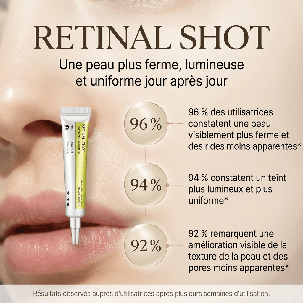Mazenzo Retinal Shot™ | Sérum Anti-Rides et Éclat du Teint