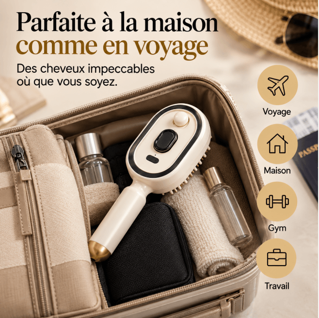 Brosse Vapeur LED 5-en-1
