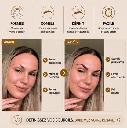 Mazenzo BrowStamp™ – Sourcils parfaits en quelques secondes
