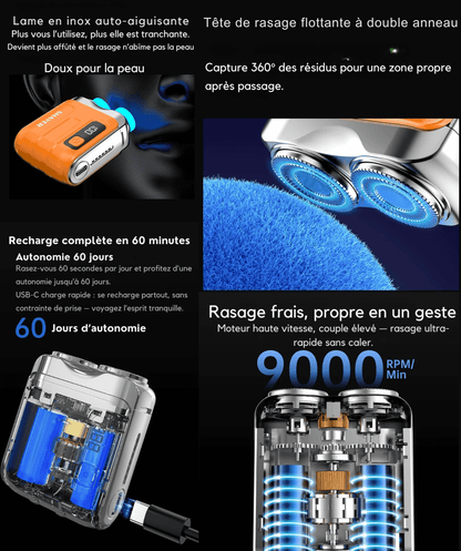 Mazenzo R18 – Rasage doux pour peaux sensibles