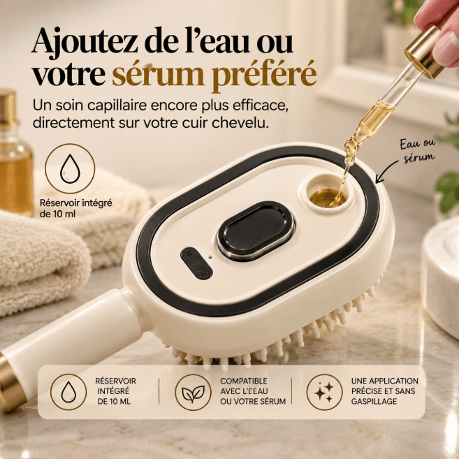 Brosse Vapeur LED 5-en-1