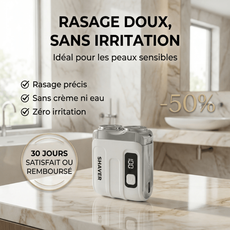 Mazenzo GlidePro™ – Rasage doux sans irritation