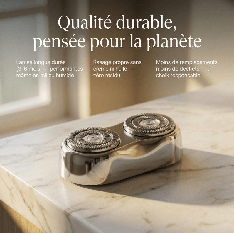 Mazenzo GlidePro™ – Rasage doux sans irritation