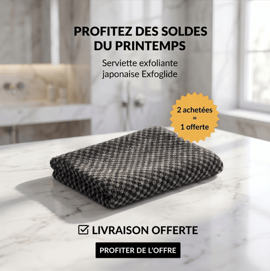 Mazenzo ExfoGlide™ – Serviette de douche exfoliante